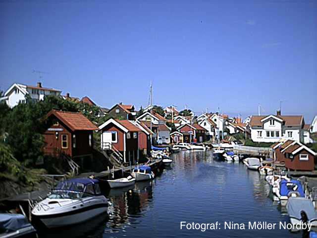Vy över Grundsunds kanal